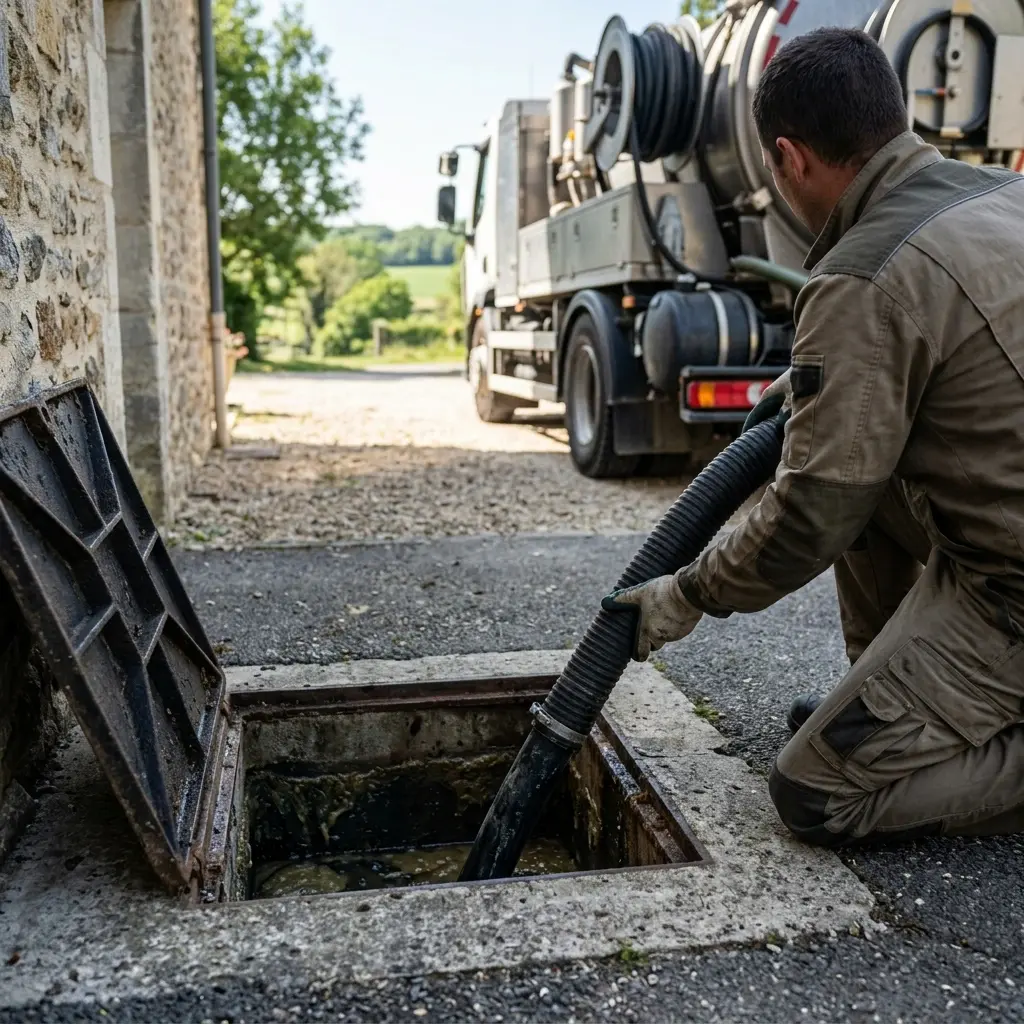 Besoin d'une vidange rapide aux Molières ?