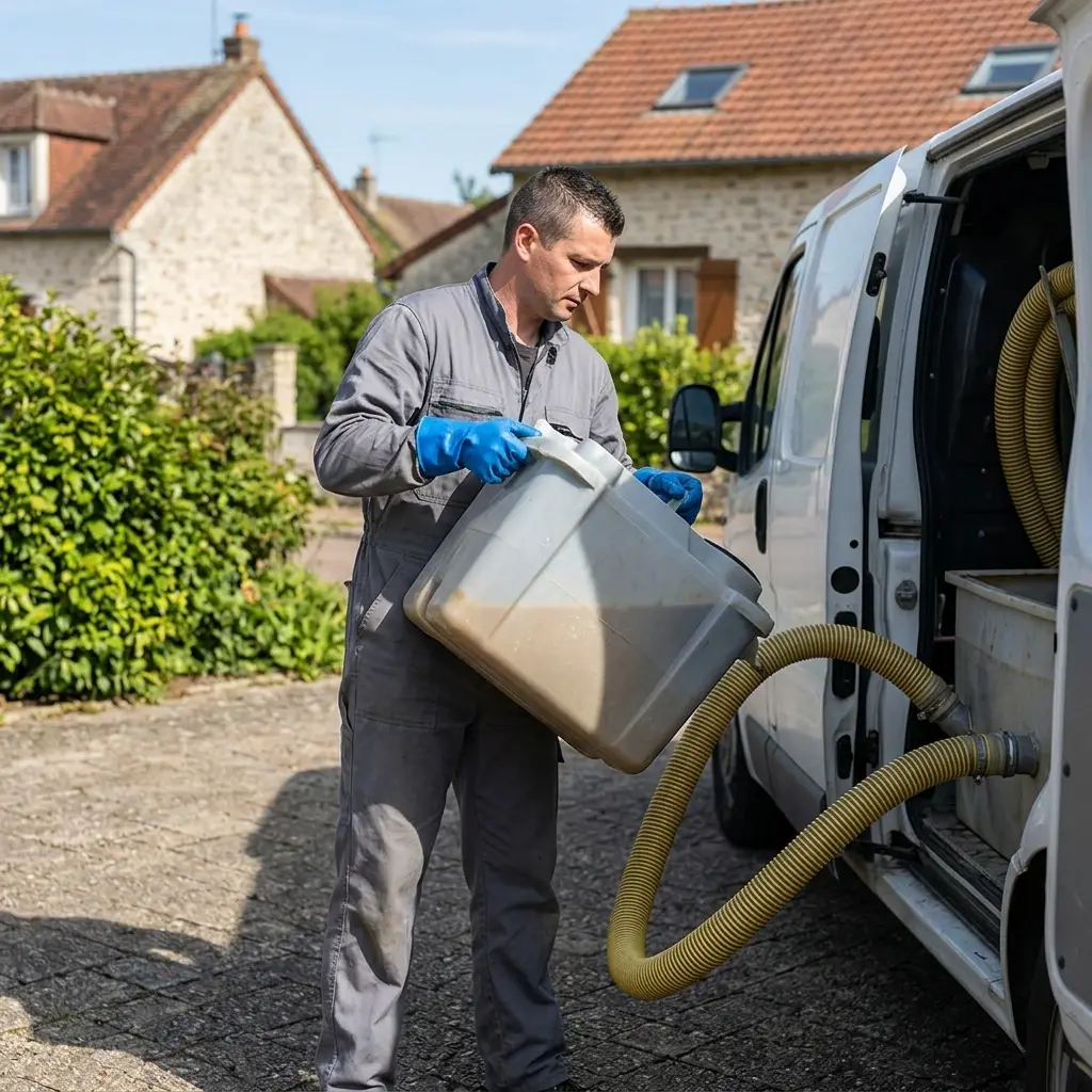 Comment se déroule la vidange à Janville-sur-Juine ?
