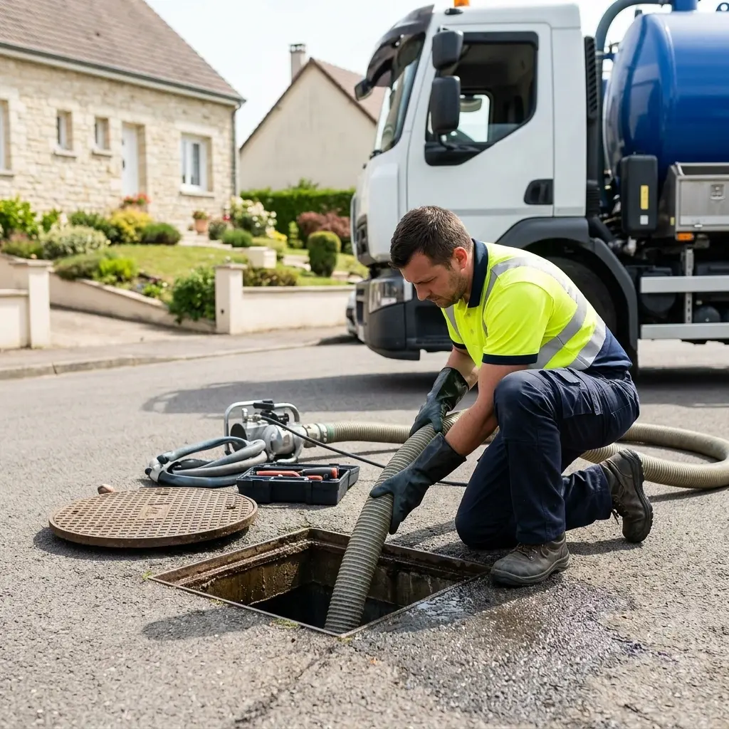 Comment se déroule la vidange à Paray-Vieille-Poste ?