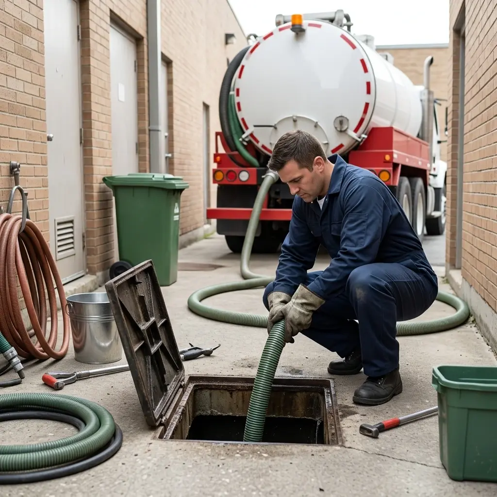 Une technique de pompage et nettoyage rigoureuse