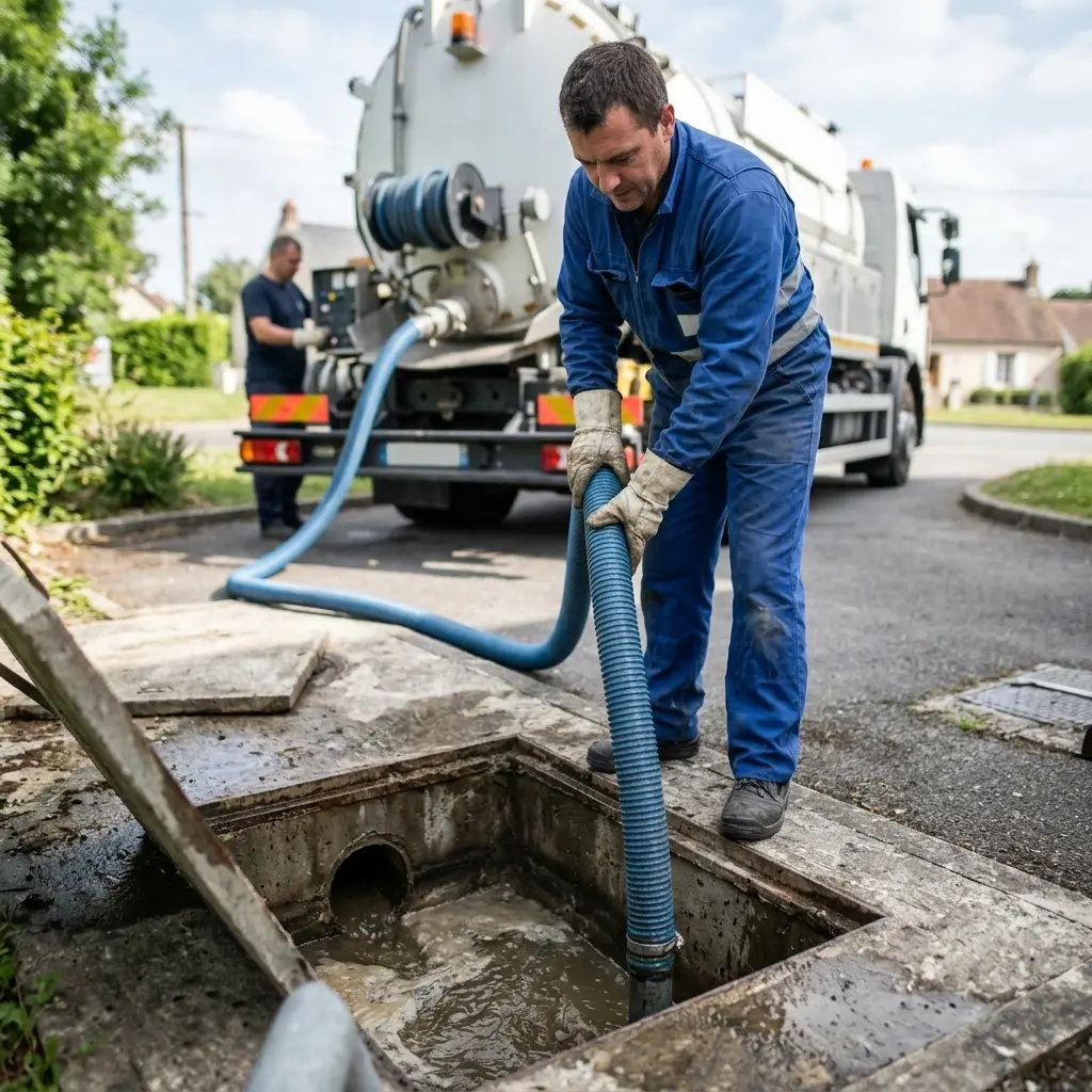 Comment se déroule la vidange à Nozay ?