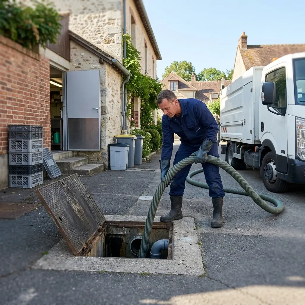 Comment se déroule la vidange de bac à graisse à Boigneville ?