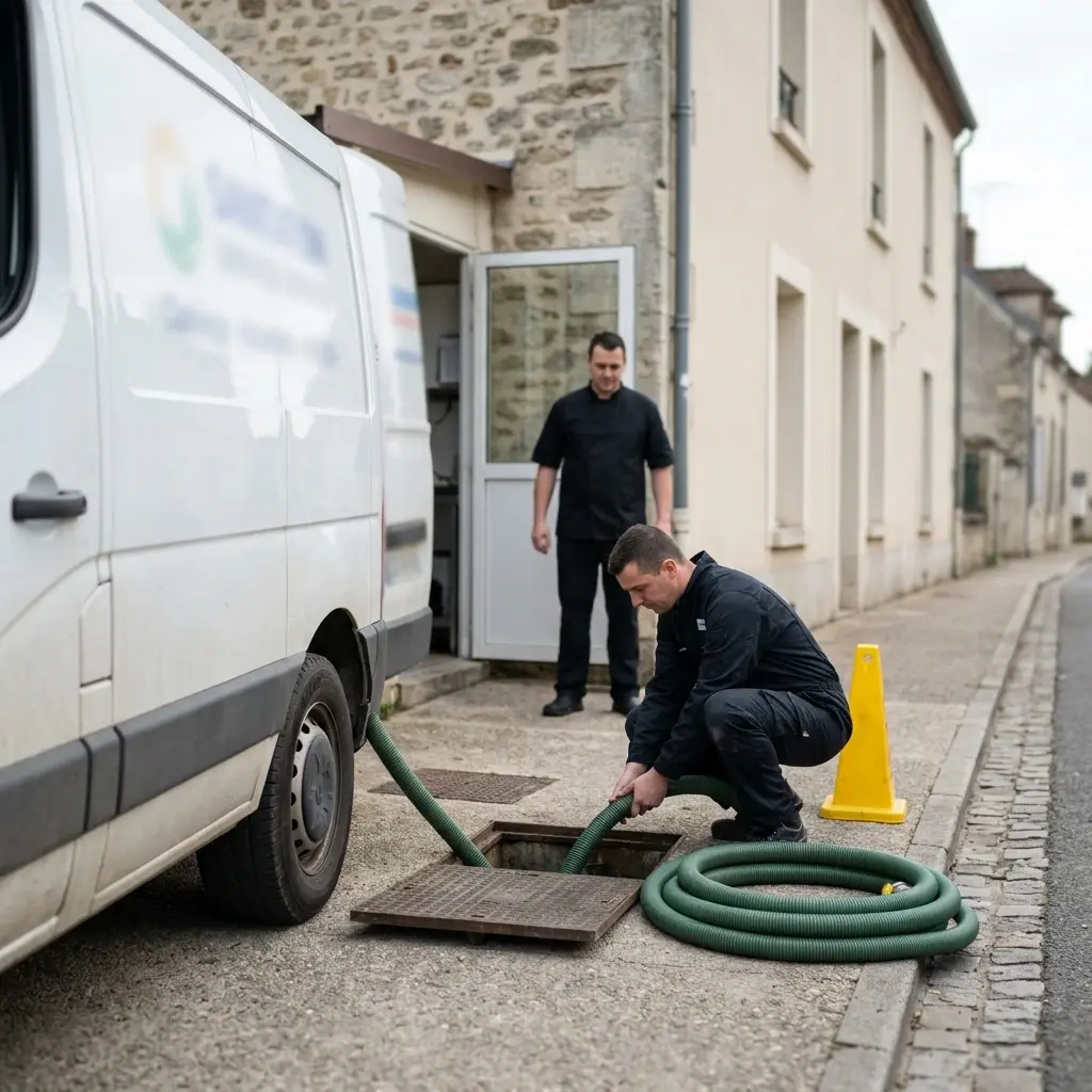 Comment se déroule la vidange de bac à graisse à Gironville-sur-Essonne ?