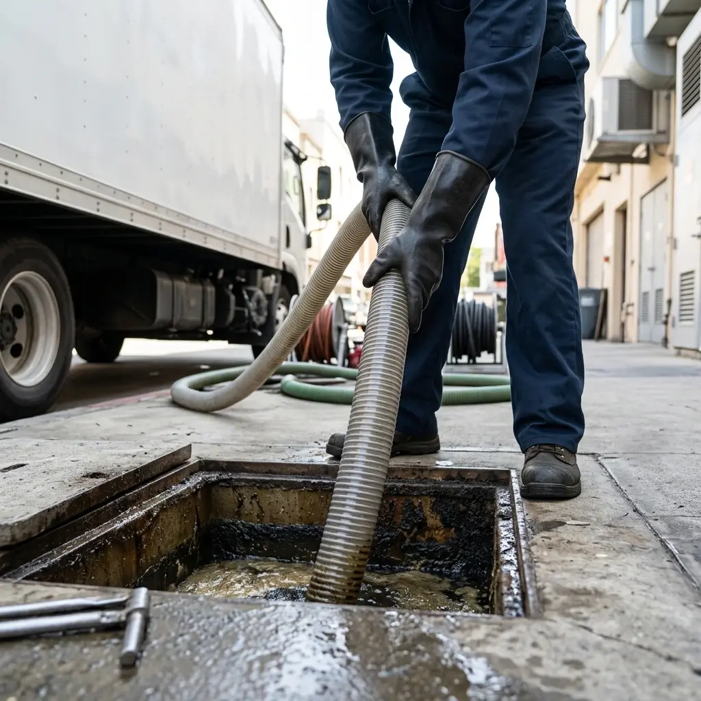 Une technique de pompage et nettoyage rigoureuse