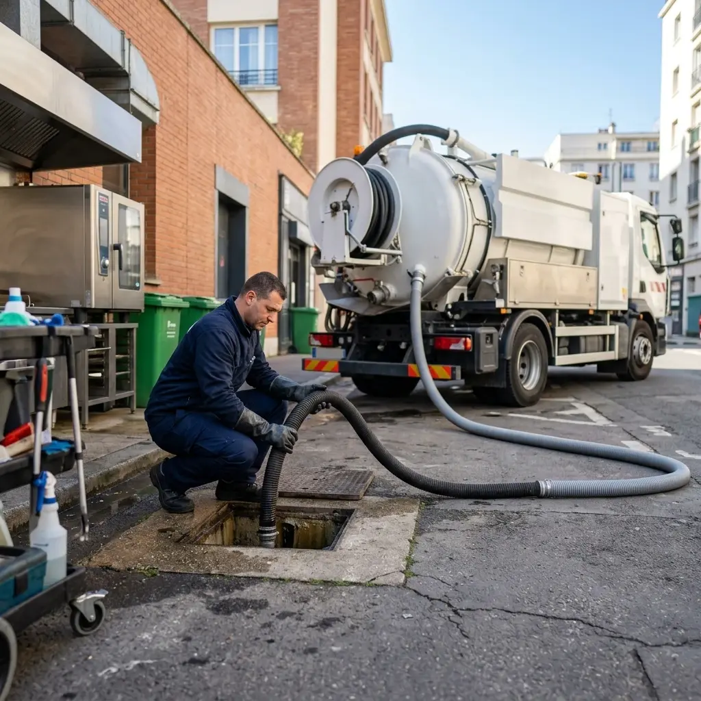Comment se déroule la vidange de bac à graisse à Issy-les-Moulineaux ?