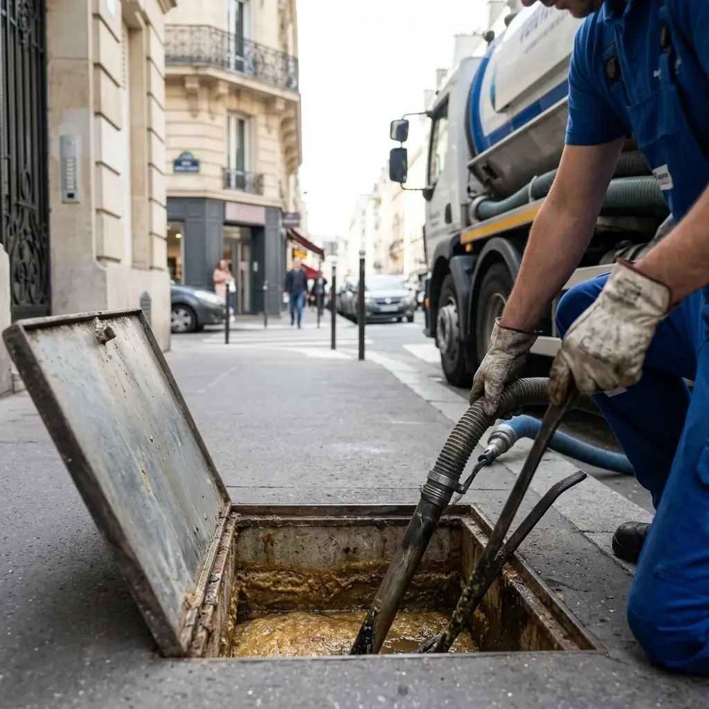 Comment se déroule la vidange de bac à graisse à Levallois-Perret ?