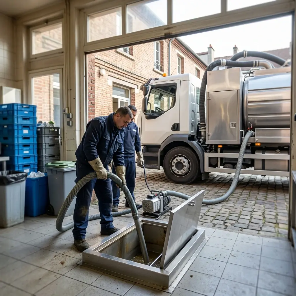 Une technique de pompage et nettoyage rigoureuse
