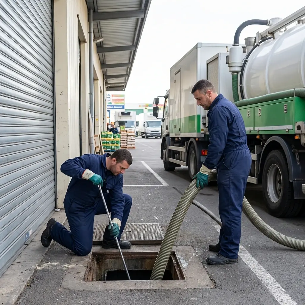 Comment se déroule la vidange de bac à graisse à Rungis ?