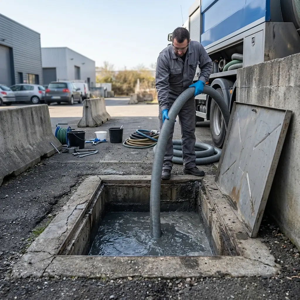 Comment se déroule la vidange de bac à graisse à Villejuif ?