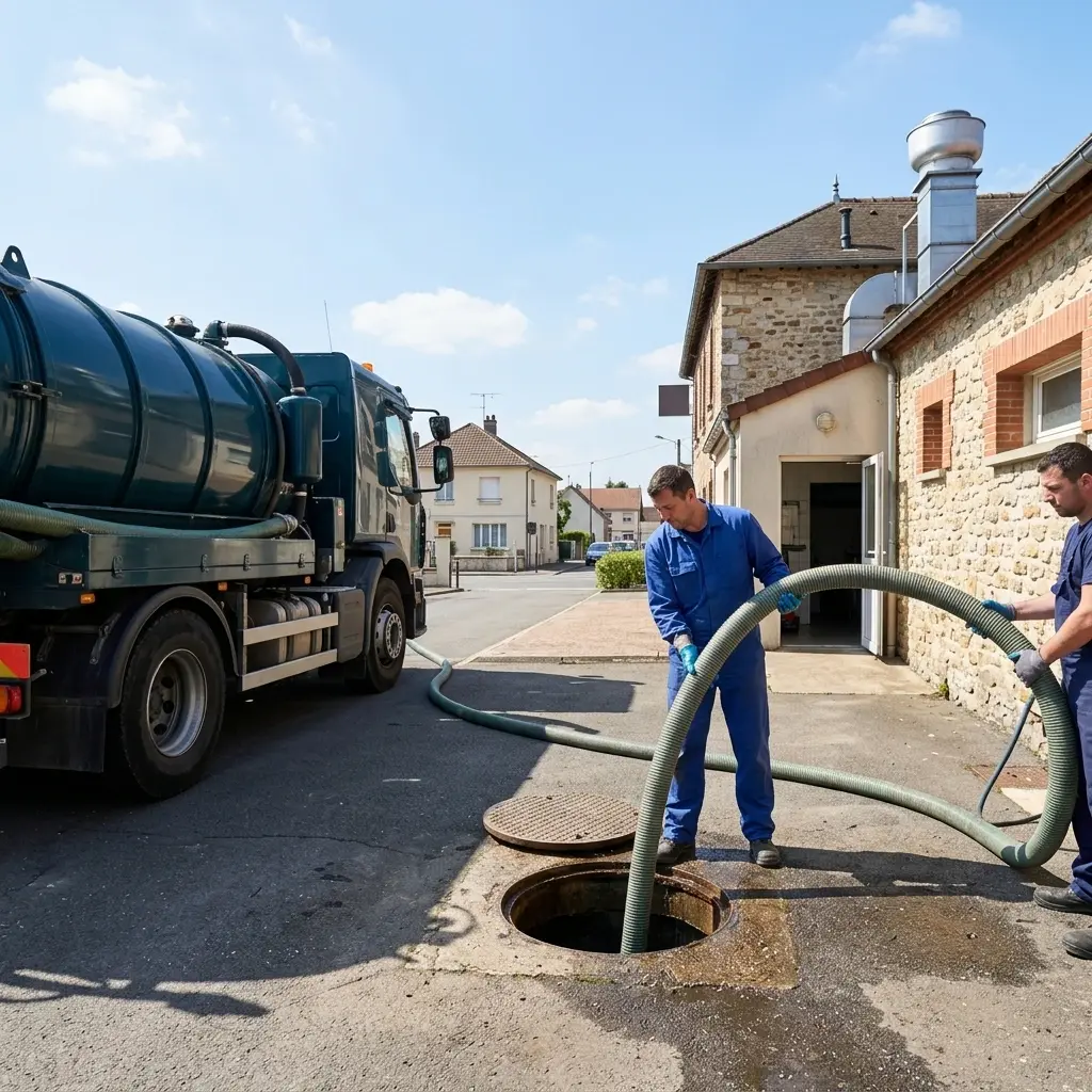 Une approche technique et propre pour votre vidange