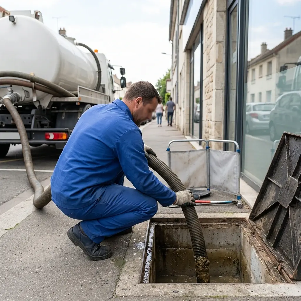 Comment se déroule la vidange à Asnières-sur-Oise ?