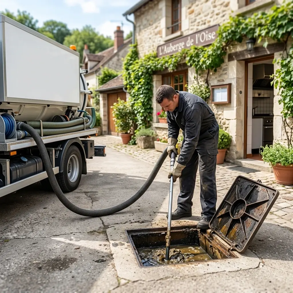 Comment se déroule la vidange à Auvers-sur-Oise ?