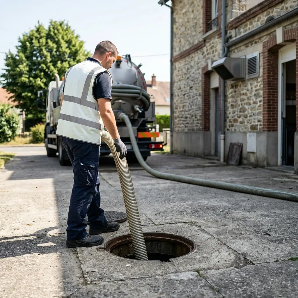 Comment se déroule la vidange à Saint-Cyr-en-Arthies ?