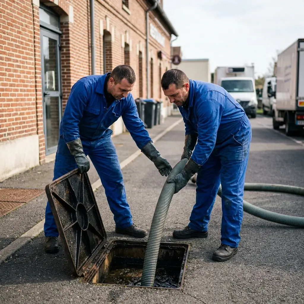 Comment se déroule la vidange de bac à graisse à Moisselles ?