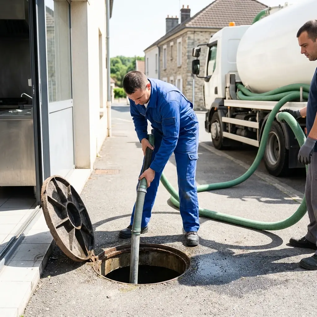 Technique de pompage et nettoyage des graisses