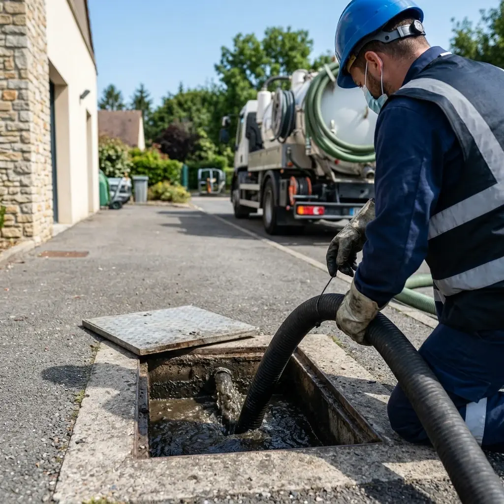 Comment se déroule la vidange à Mériel ?