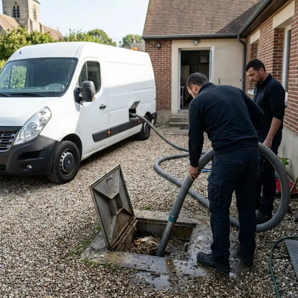 Comment se déroule la vidange à Bréançon (95640) ?