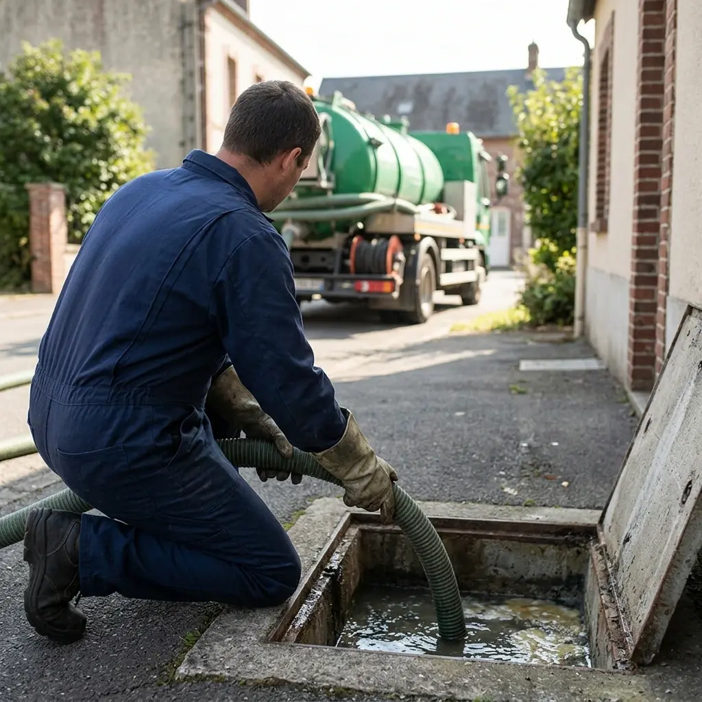 Comment se déroule la vidange de bac à graisse à Bray-et-Lû ?