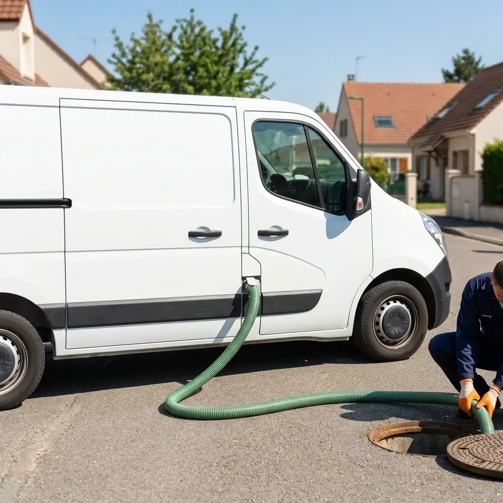 Comment se déroule la vidange au Mesnil-Aubry ?