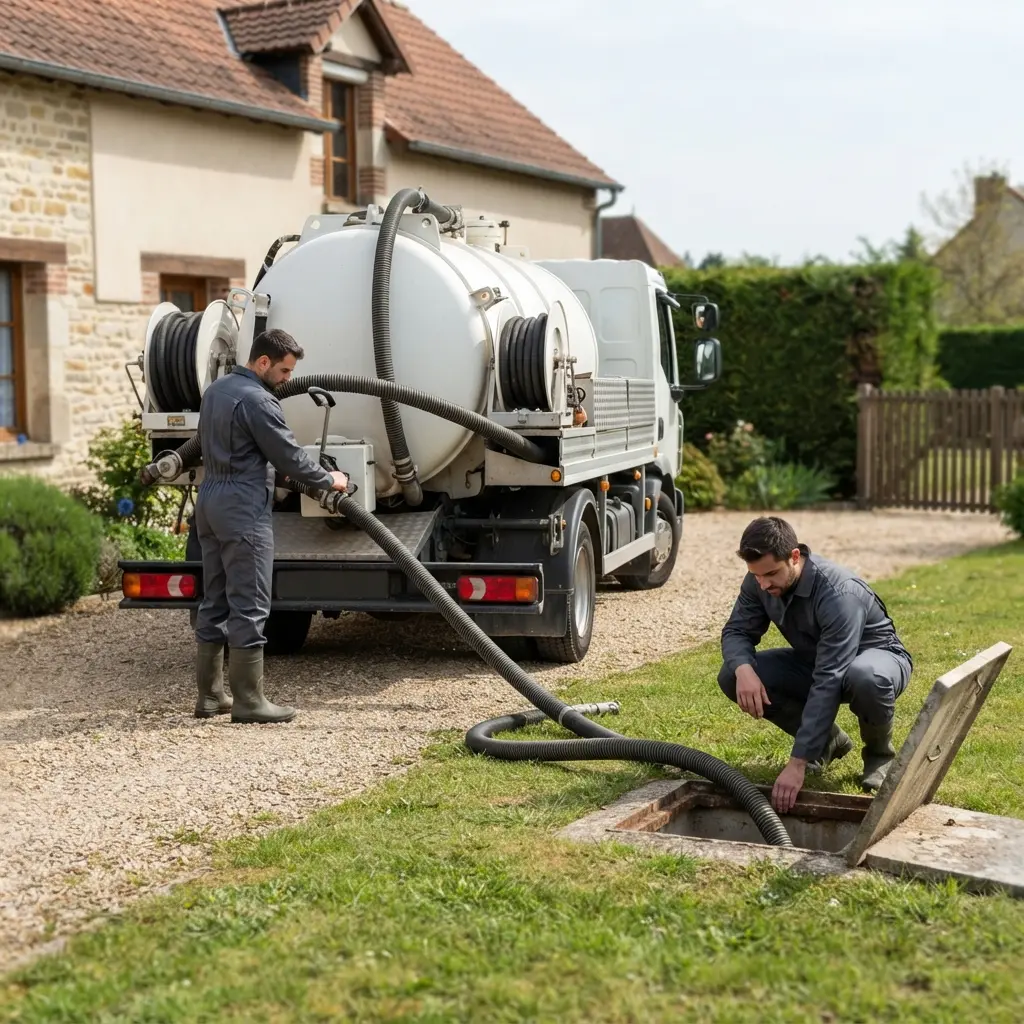 Comment se déroule la vidange de fosse septique à Rocroi ?