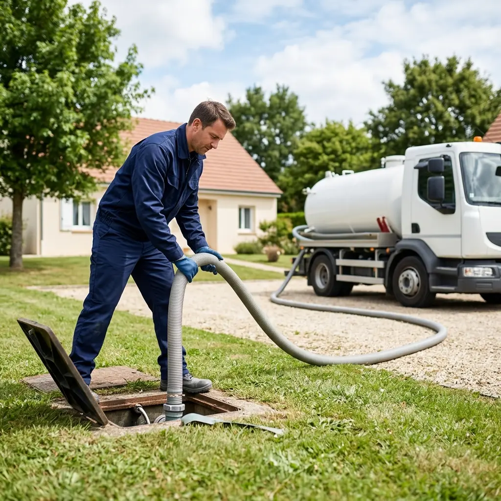 Comment se déroule la vidange à Saint-Brice-Courcelles ?