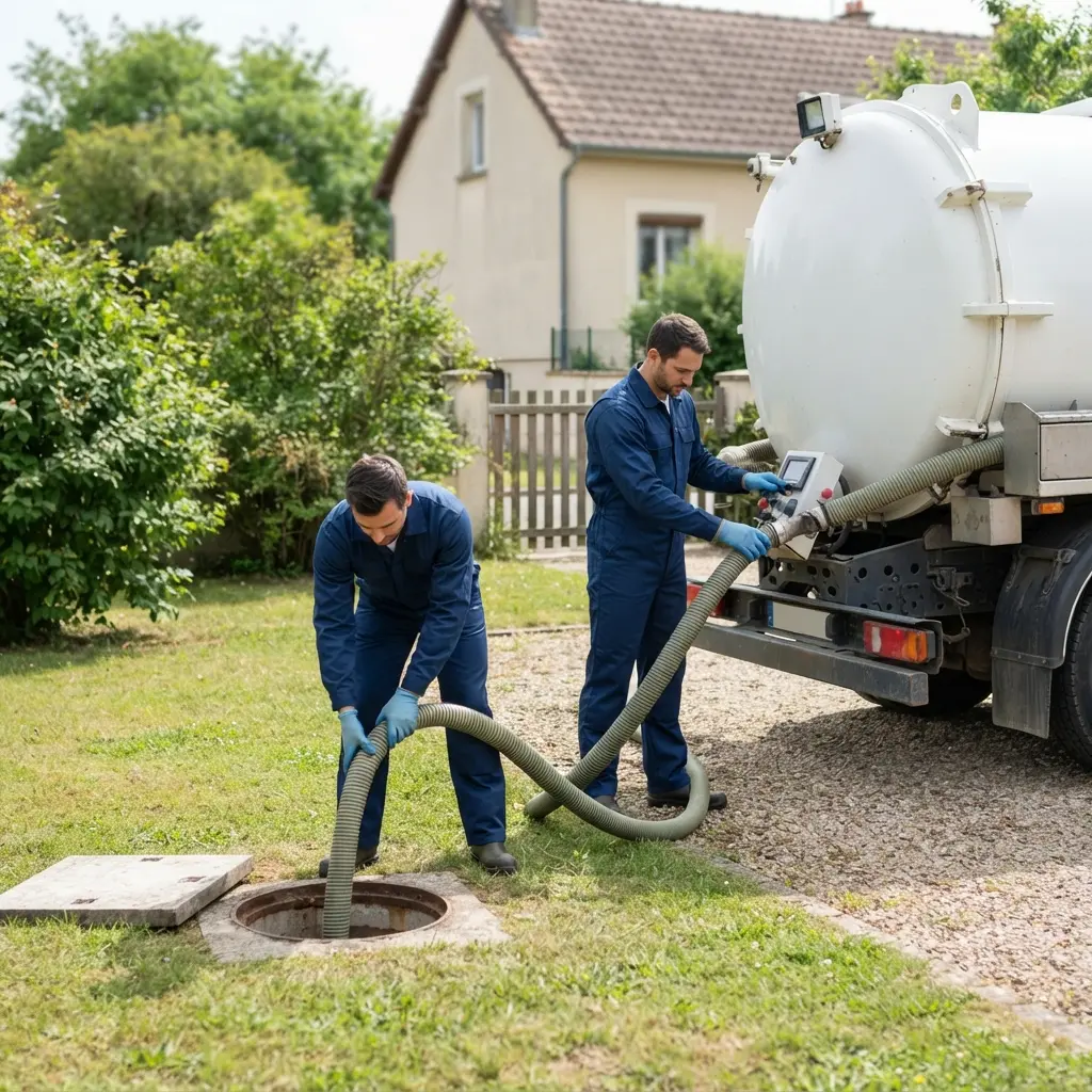 Comment se déroule la vidange de fosse à Tinqueux ?