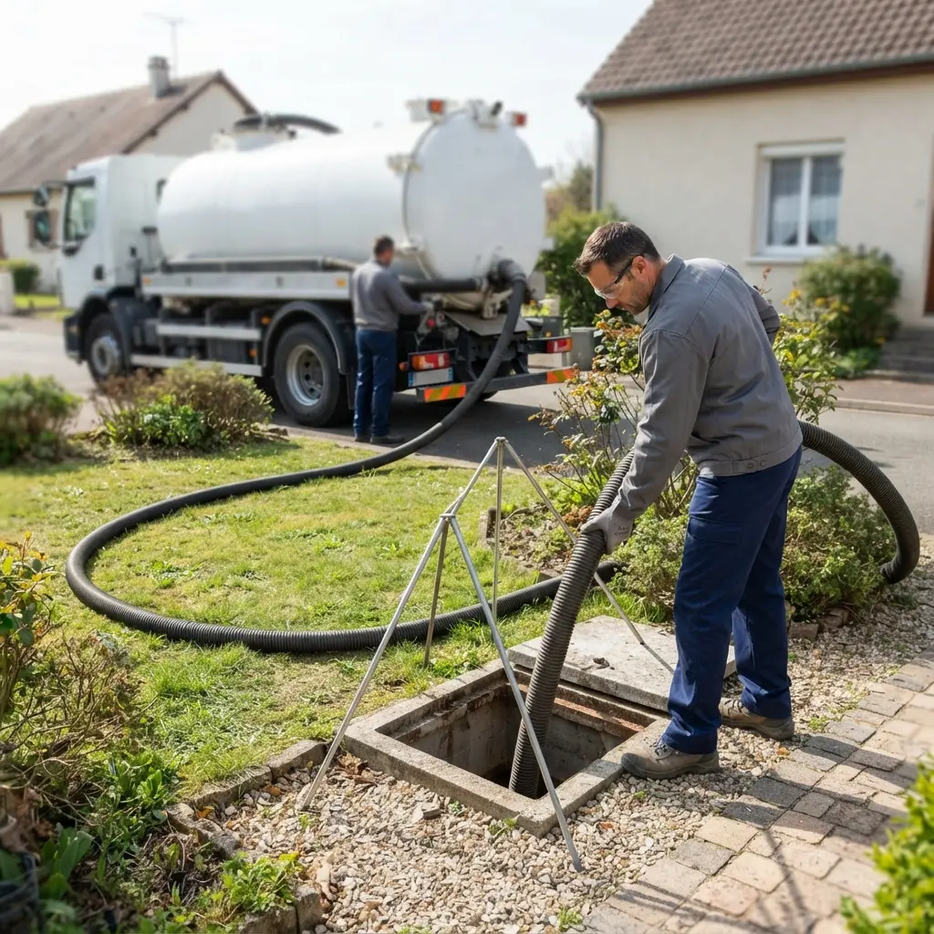 Comment se déroule la vidange à Réhon (54430) ?