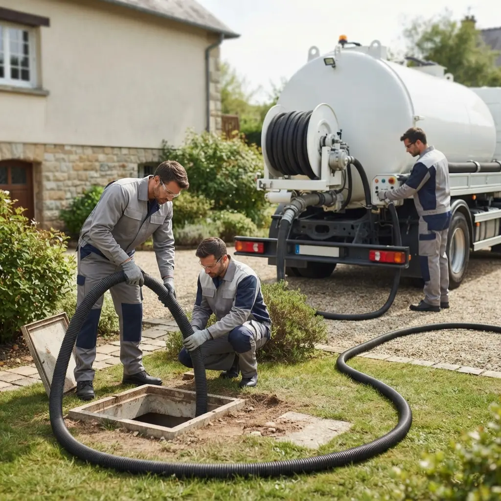 Un pompage technique et respectueux de vos installations