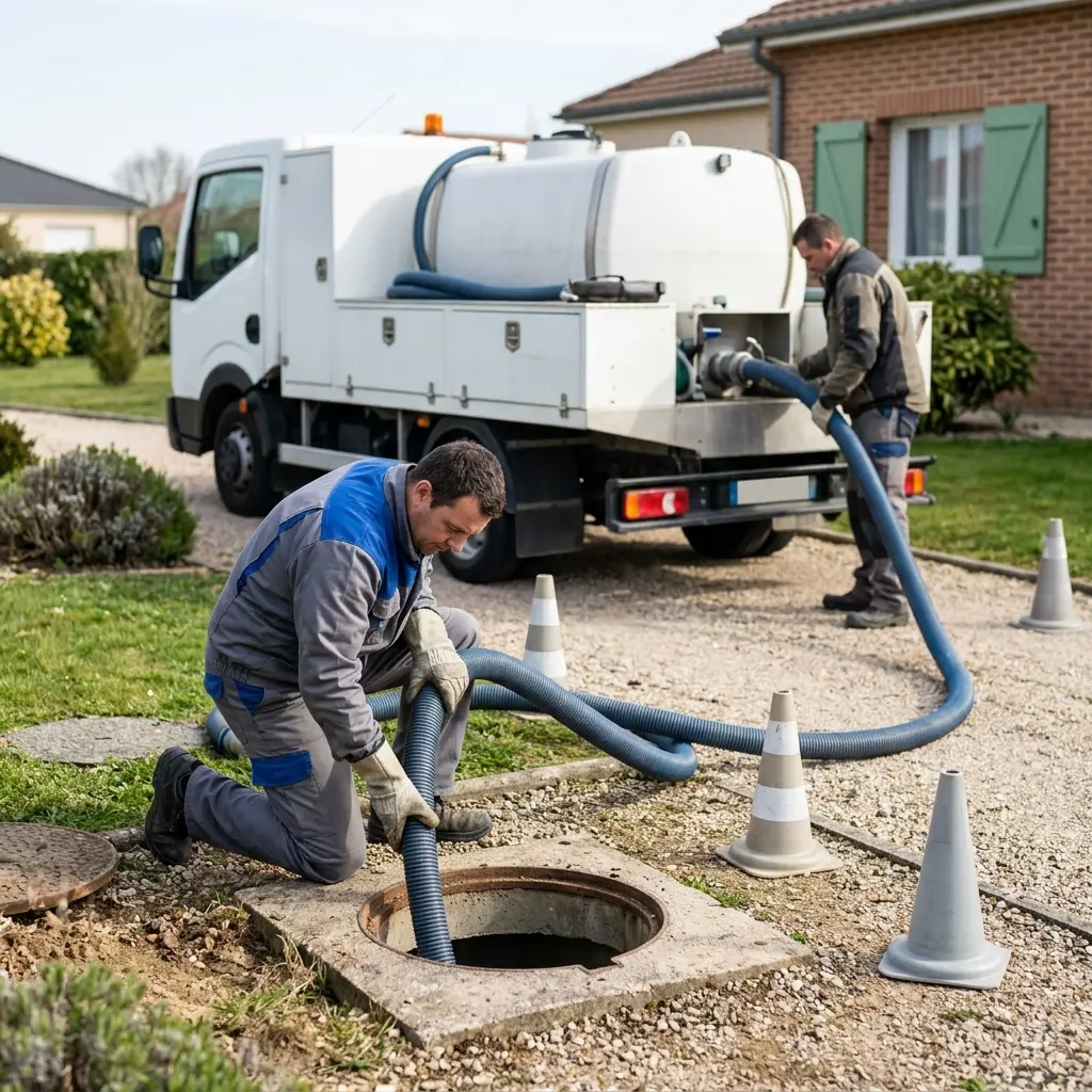 Comment se déroule la vidange à Ludres ?