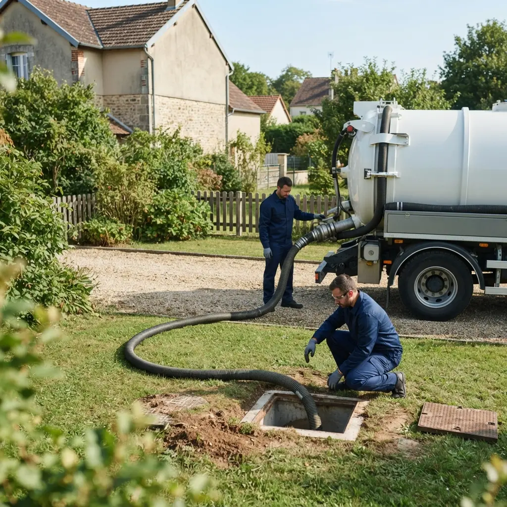 Notre méthode de vidange de fosse septique