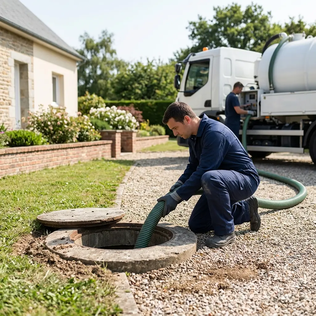 Notre approche technique pour la vidange de votre fosse à Œting