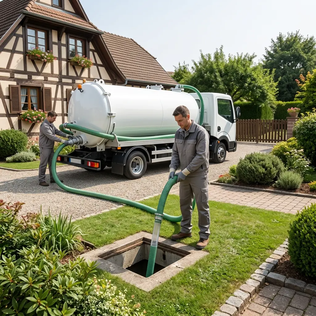 Votre assurance de tranquillité pendant la vidange à Bischwiller