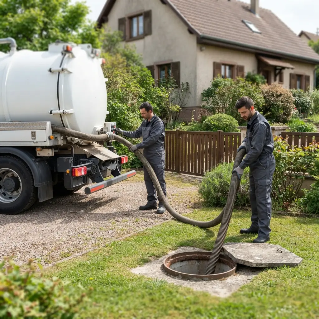 Notre méthode de vidange de fossé septique à Drusenheim