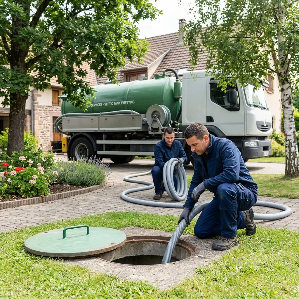 Notre méthode d'intervention pour la vidange et le curage à Marlenheim