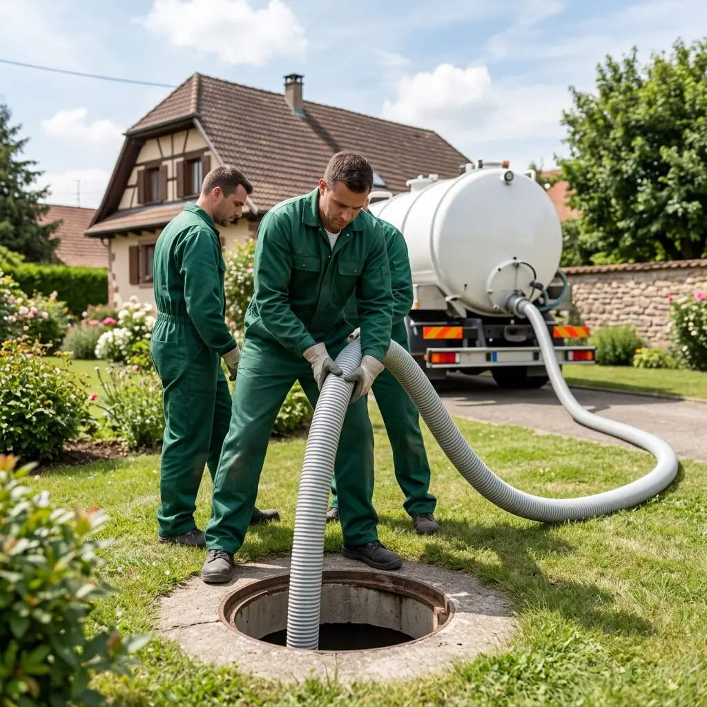 Notre méthode pour une vidange fiable à Lipsheim