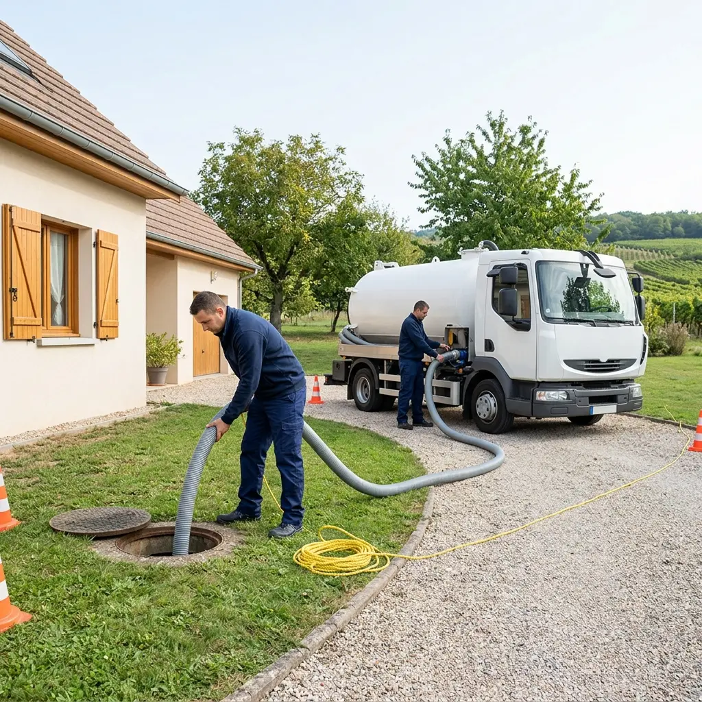 Comment se déroule la vidange à Rouffach ?