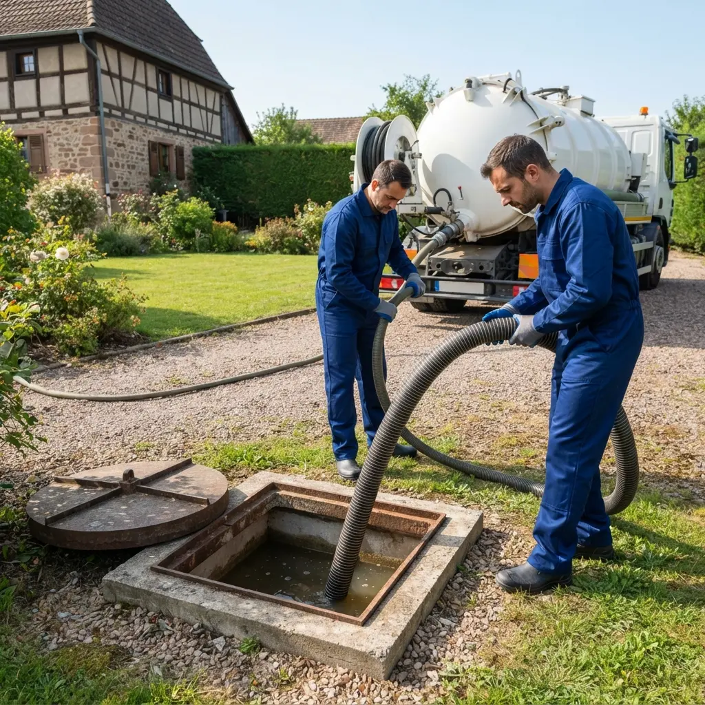 Comment se déroule l’intervention de vidange et curage de votre fosse à Bollwiller ?
