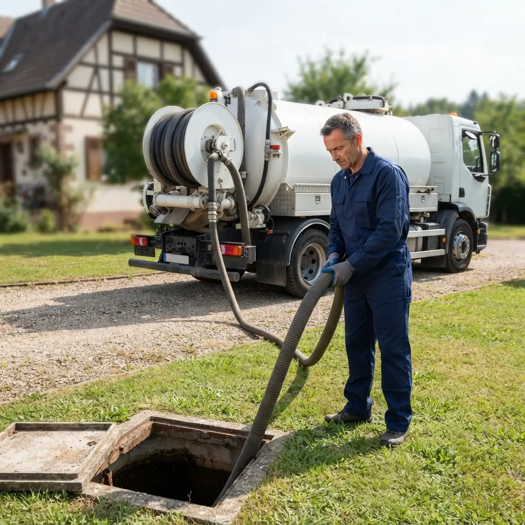 Bons réflexes à adopter quand votre fosse septique à Bergheim est bloquée pour éviter une fuite et une contamination