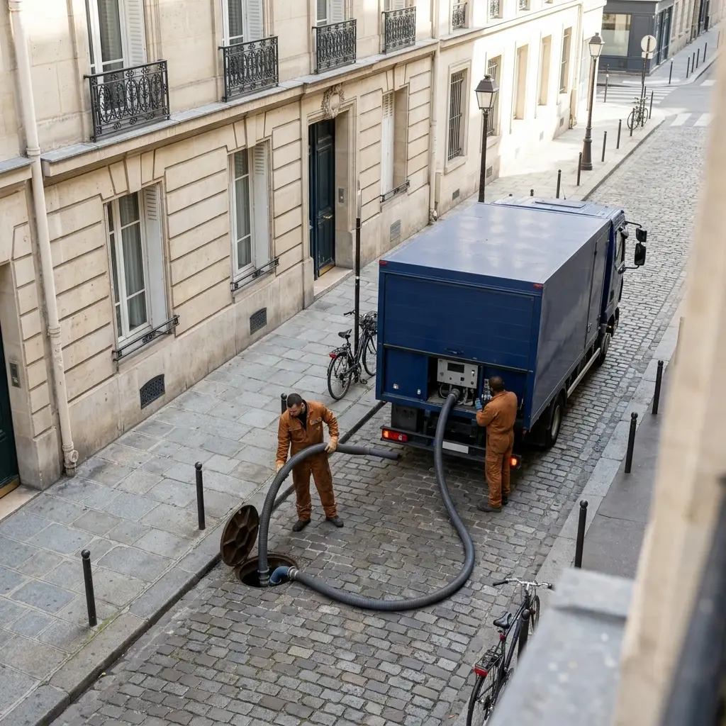 Un pompage technique et un nettoyage en profondeur