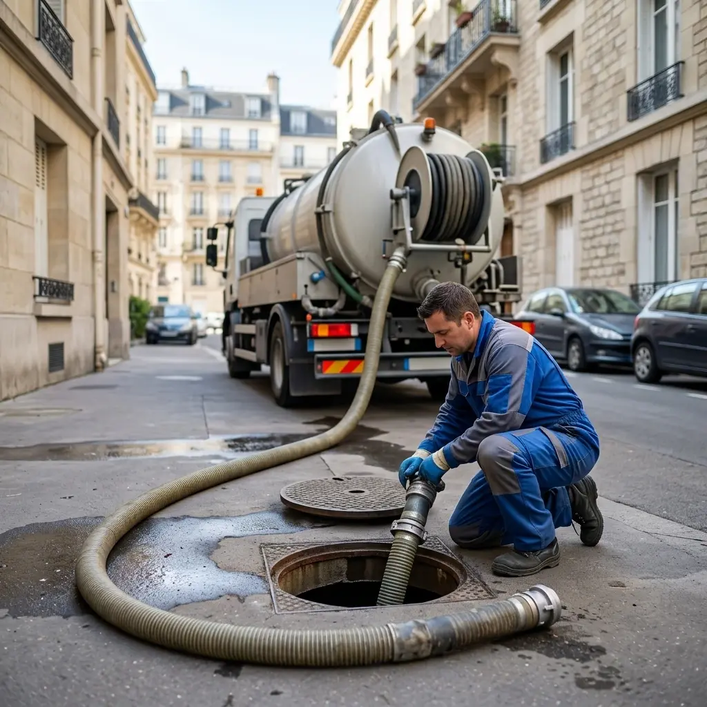 Comment se déroule la vidange à Paris 13e ?