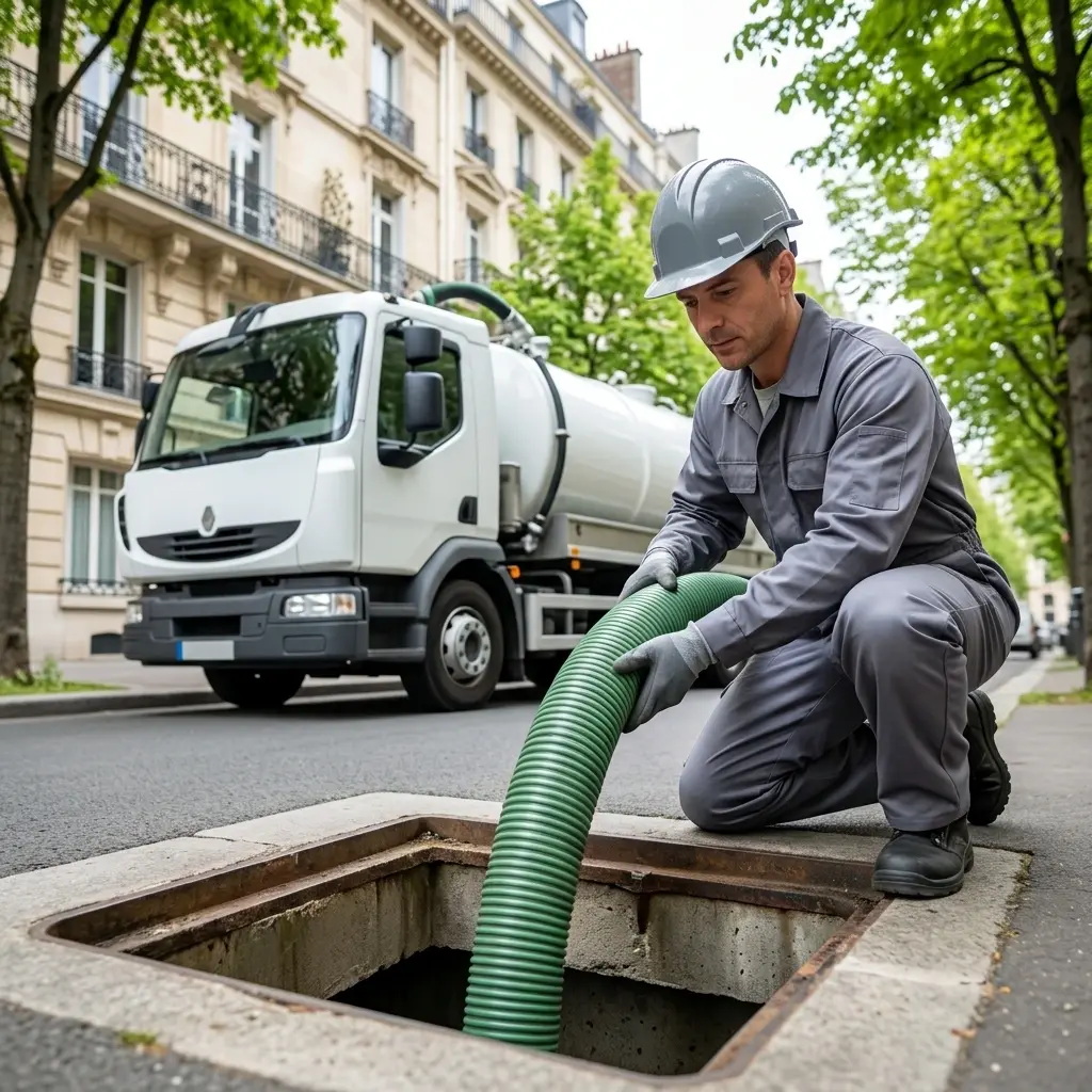 Le procédé technique de pompage et nettoyage