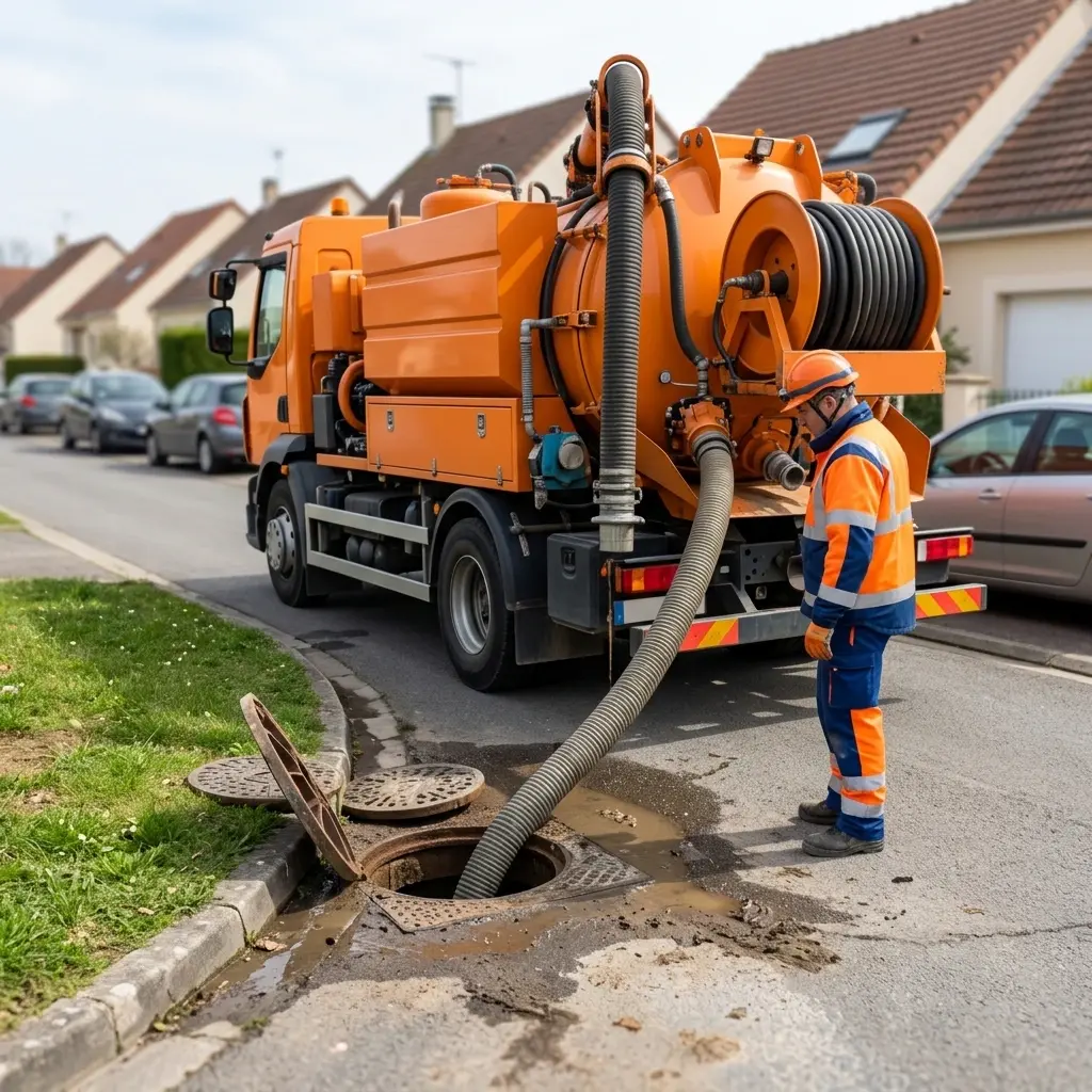 Comment se déroule la vidange à Hermé ?