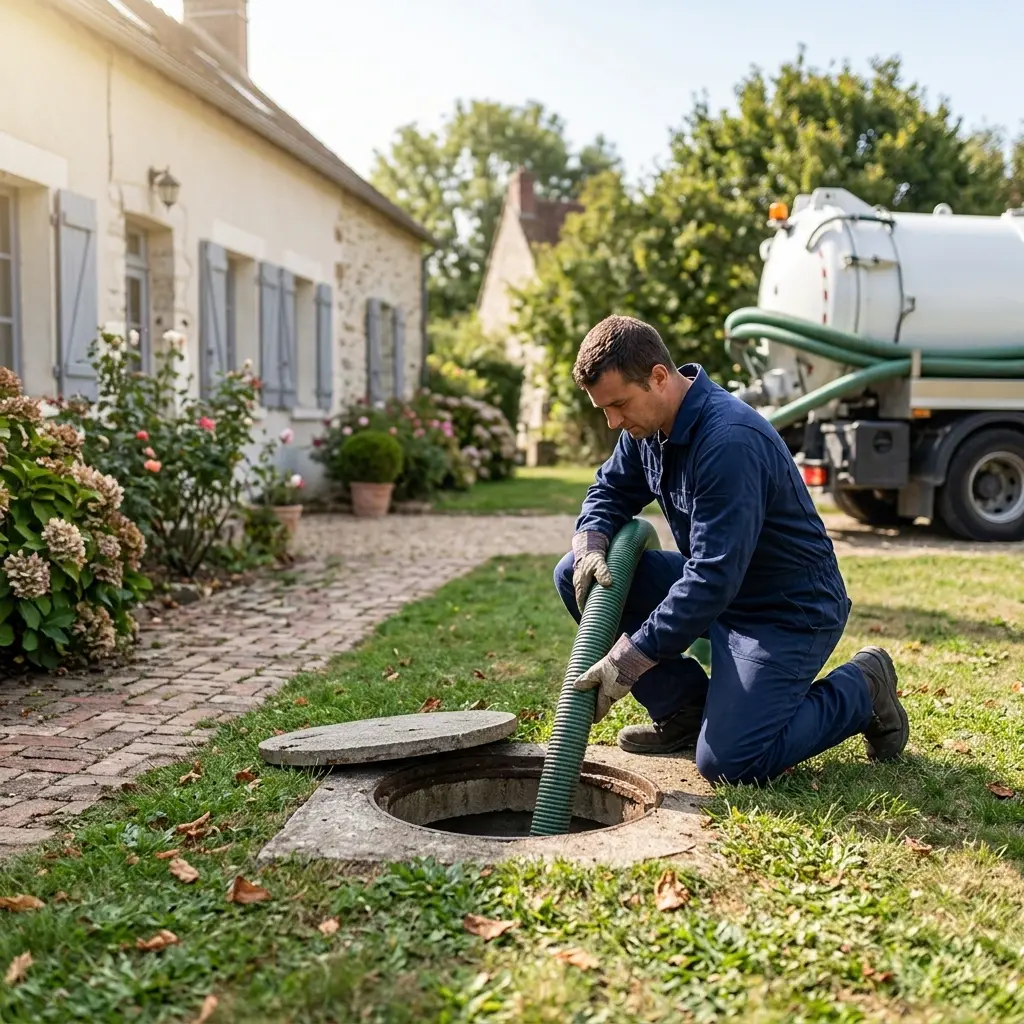 Comment se déroule la vidange de fosse à Sivry-Courtry ?