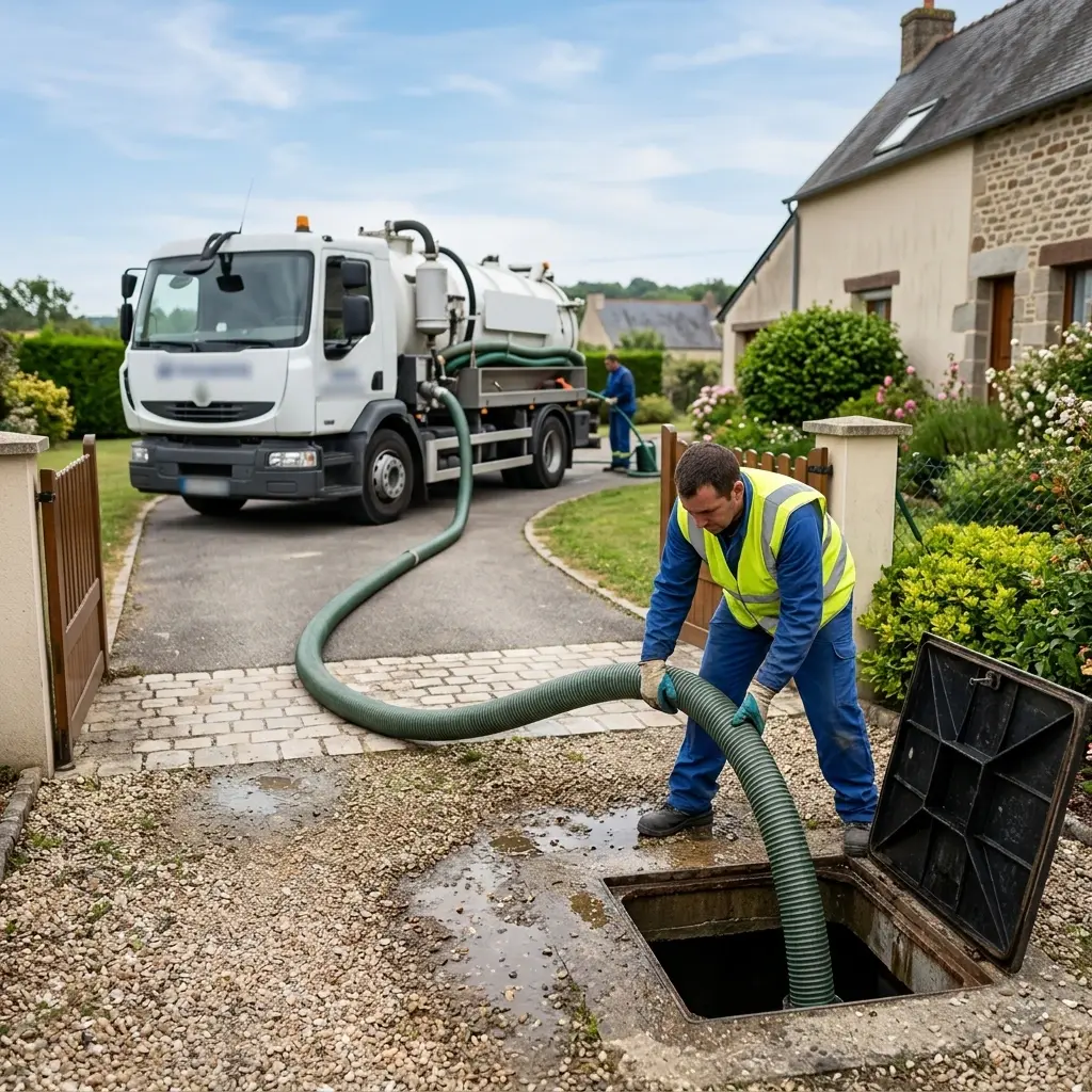 Comment se déroule la vidange de fosse à Tombe ?