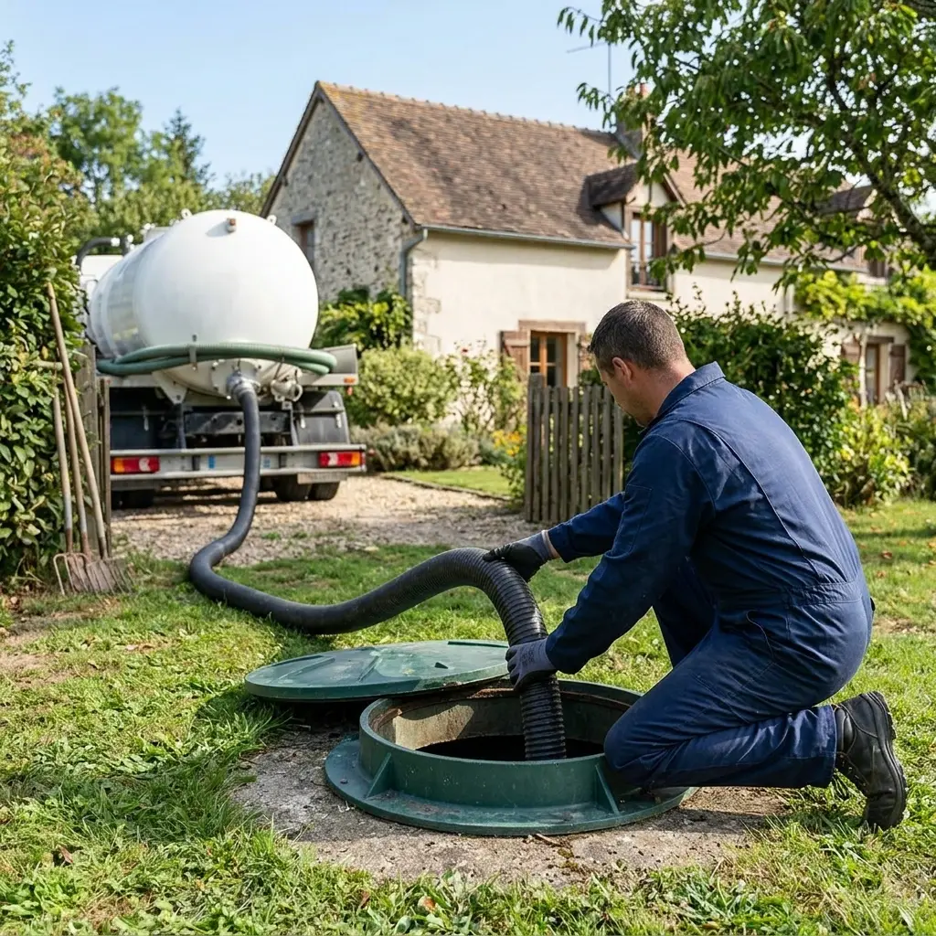 Comment se déroule la vidange de fosse à Forfry ?