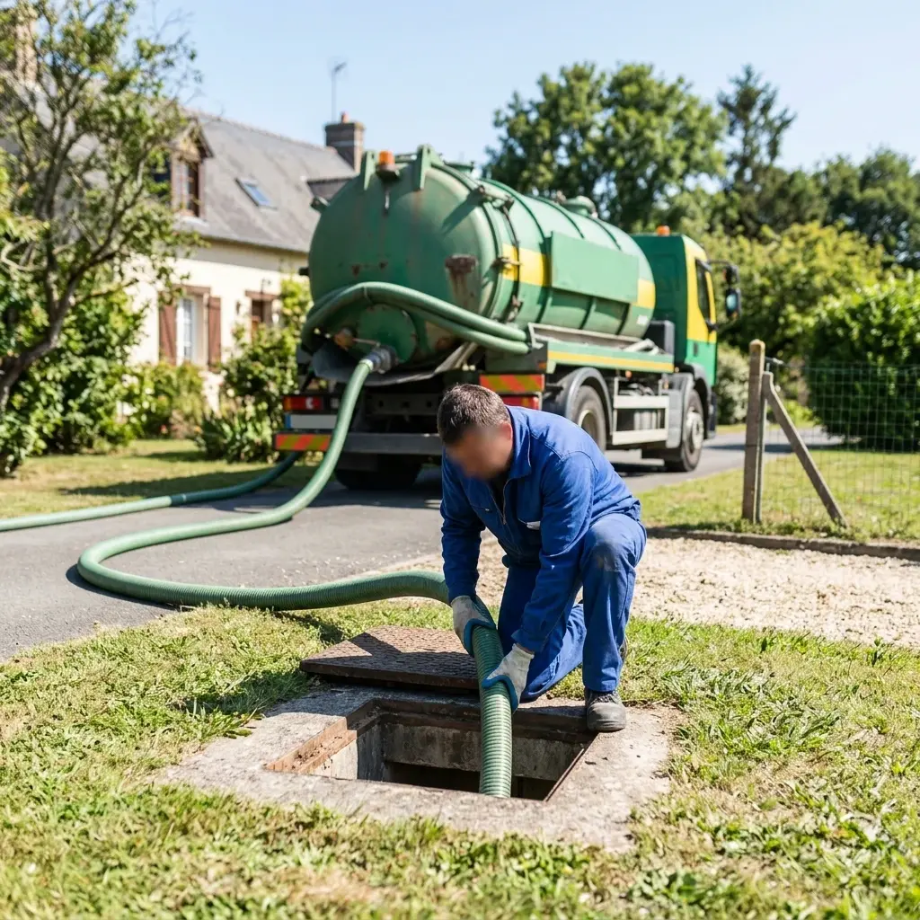 Comment se déroule la vidange à Gesvres-le-Chapitre ?