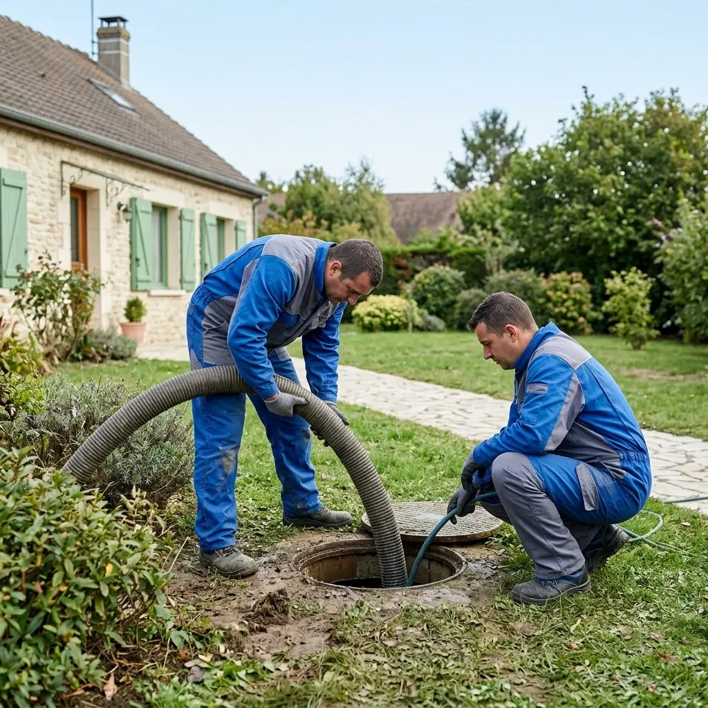 Comment se déroule la vidange de fosse à Nandy ?