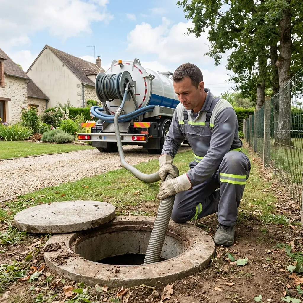 Comment se déroule la vidange de votre fosse à Favières ?