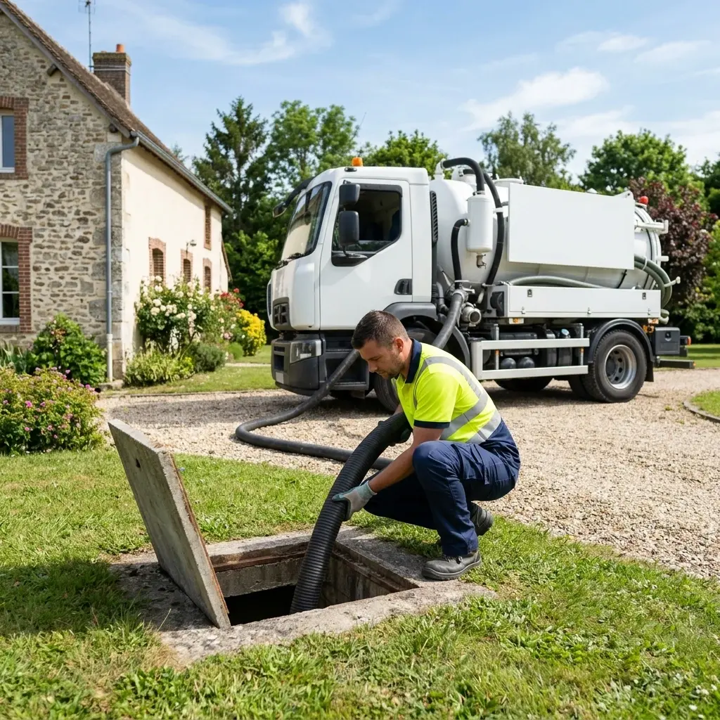 Vidange Fosse Septique Beton-Bazoches (77320)
