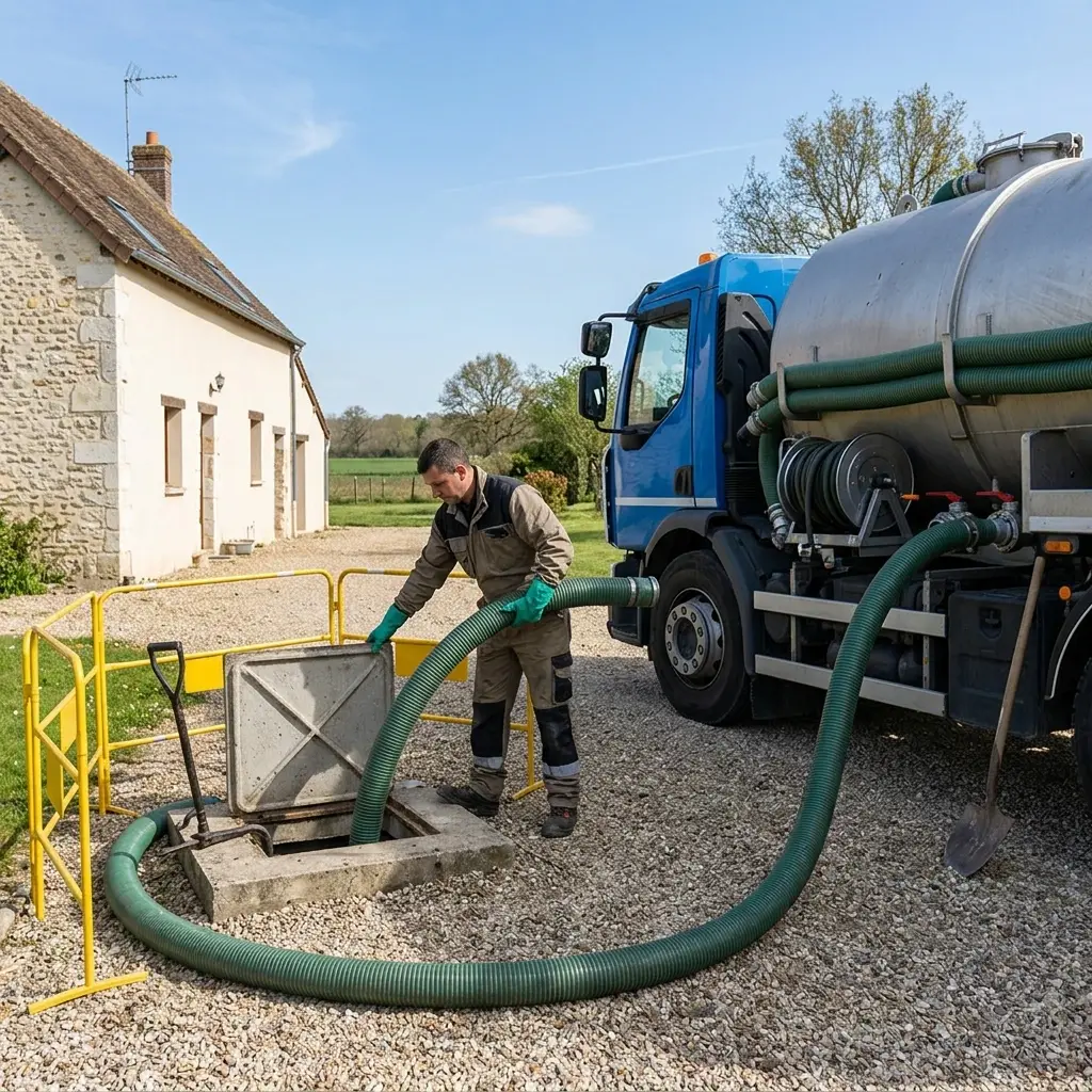 Comment se déroule la vidange à Frétoy ?